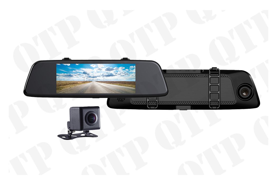 Dash Camera With Forward And Rear Facing Cameras